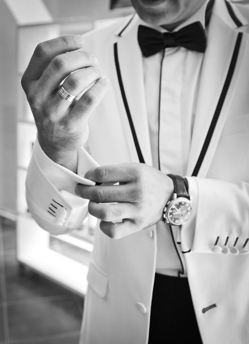 Magical groom attire